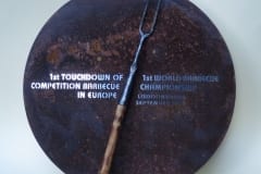 BARBEQUE maailmameistrivõistluste seinaplaat 2017 metall, puit - Iirimaa  <br />A tablet of Barbeque World Championship 2017 metal, wood - Ireland