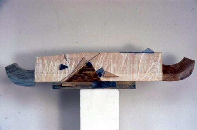 "NIMETU XII" 1997 puu, liivapaber<br /> "NAMELESS XII 1997 wood, sandpaper