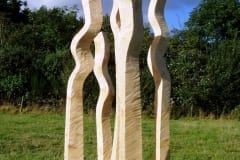 "KASVAMINE" 2005 puu - puuskulptuuri sümpoosion Wales, Suurbritannia<br /> "GROWING" 2005 wood - wood carving symposium in Wales, Great Britain